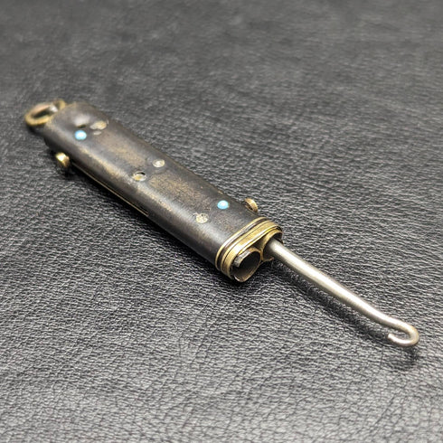 古董可伸縮多功能工具鉛筆和掛鉤